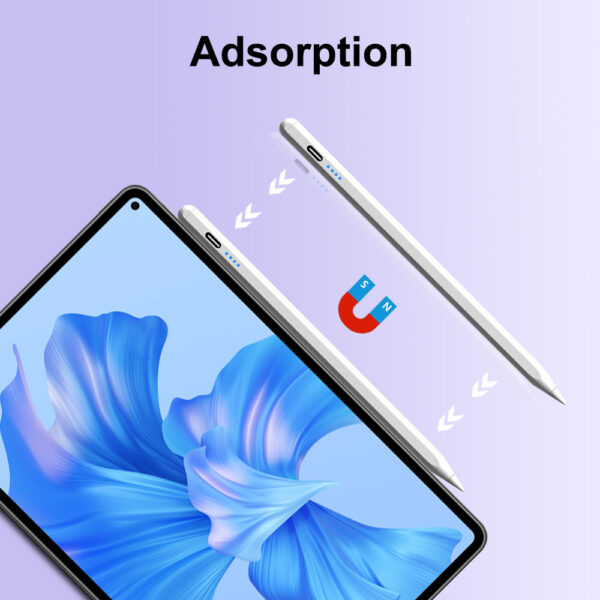suitable for ipad pencil, with anti palm touch and tilt sensing functions, suitable for ipad pencil stylus 2018 2025 pad series models accessories for ipad drawing,write, annotate, learn, work stylus
